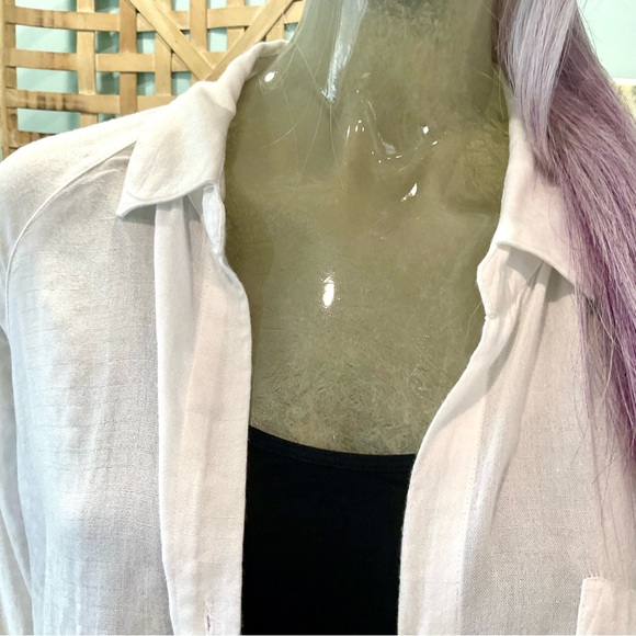 Jane and Delancey White Button Down Shirt - Picture 3 of 6